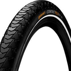 Continental Dæk Contact Plus Full Black 40-622/700x40c Rigid Refl Sl - Cykeldæk