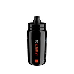 Elite Flaske FLY Team 2026 Vuelta, Black Map 550ml - Drikkeflaske