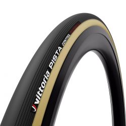 Vittoria Dæk Pista Control Brun/sort 23x28 Tubular G2 - Cykeldæk