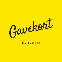 Gavekort (sendes straks via e-mail)