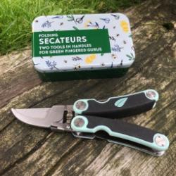 Gift In A Tin Folding Secateurs In A Tin - Multitool