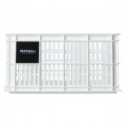 Basil Crate Recycled S 17,5 L White - Cykelkurv