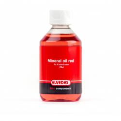 Elvedes Mineral Olie Rød Til Alle Mineral Systemer 250ml - Cykelreservedele