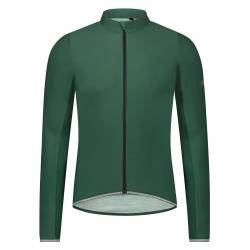 Shimano Evolve L.s. Allseasmerino Jers Moss Green M - Cykel jakke