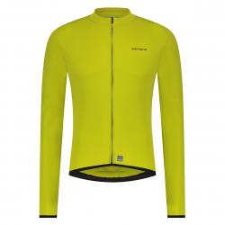 Shimano Vertex Thermal L.s. Jersey Lime Green M - Cykel jakke