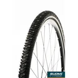 Suomi Tyres Studded Tyre Routa Tlr W124 27.5 X 2.1 / 54-584 - Cykeldæk Suomi Tyres Studded Tyre Routa Tlr W124 27.5 X 2.1 / 54-584 - Cykeldæk