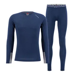 Ulvang Utla Set Ms - New Navy/Grey Melange - Str. XXL - Undertrøje Ulvang Utla Set Ms - New Navy/Grey Melange - Str. XXL - Undertrøje