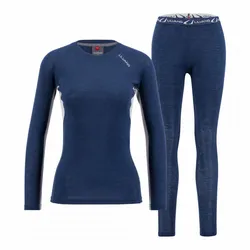 Ulvang Utla Set Ws - New Navy/Grey Melange - Str. XS - Undertrøje Ulvang Utla Set Ws - New Navy/Grey Melange - Str. XS - Undertrøje